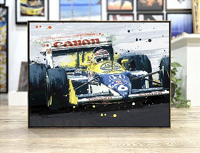 Nelson Piquet Tricampeão 1987 - Williams - Limited Edition