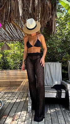 Calça Croche Preta