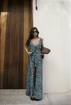 Túnica e Short Animal Print