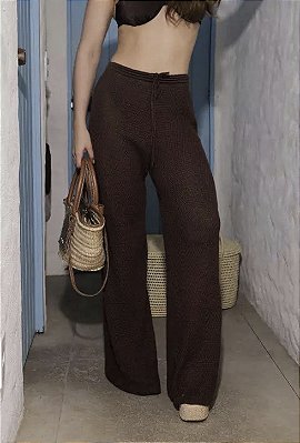 Calça Tricot Siena Marrom
