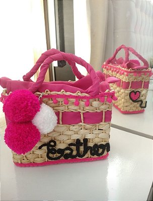 Bolsa de Palha Infantil Personalizada