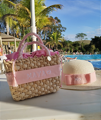 Bolsa de palha Infantil Maya