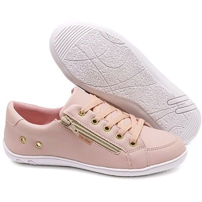 Tênis Branco Feminino Básico Casual Confortável