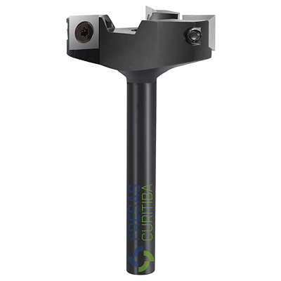 Fresa com 3 pastilhas para aplainar e desbaste haste 12mm