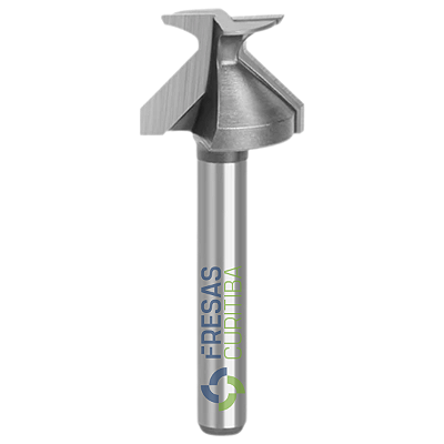 Fresa para dobrar MDF haste 6mm