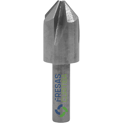 Fresa para vincar ACM 95º haste 6mm 4 cortes