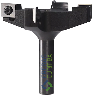 Fresa desbaste com 4 pastilhas haste 12mm diâmetro 60mm