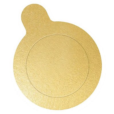 BASE LAMINADA REDONDA PREMIUM Nº10 OURO (PCT C/25)