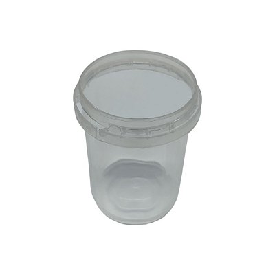 KIT POTE+TAMPA REDONDO 100ML COM LACRE (C/50)