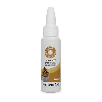 CORANTE SOFT GEL 15GR LARANJA (UND)