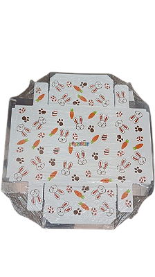 CAIXA OVO DE COLHER MULTIBERÇO 100/150/250/350GR COELHOS (C/10)