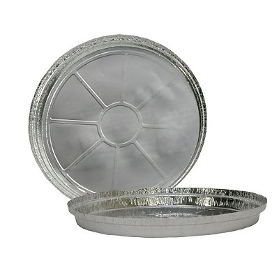 PRATO PIZZA ALUMÍNIO 20CM TERMICA TP20 COM TAMPA (C/100)