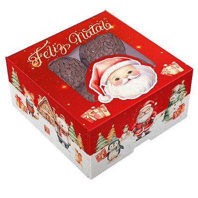 CAIXA PRACTICE 4 DOCES COM VISOR (C/10) - NATAL ENCANTADO