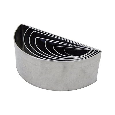 CORTADOR INOX RISOLES (JOGO 7 PEÇAS)