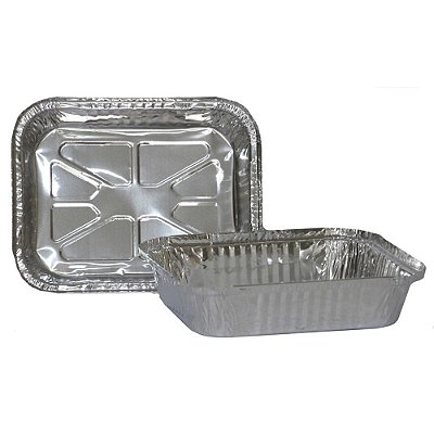 BANDEJA ALUMÍNIO 700ML DARNEL DA7 SEM TAMPA (C/100)