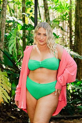 BIQUÍNI BICOLOR VERDE BANDEIRA