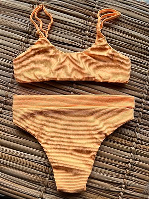 BIQUÍNI  AMARELO NEON CALCINHA HOT PANT