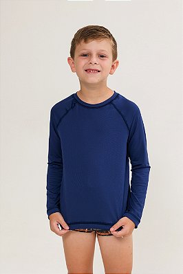Camiseta Proteção UV azu lmarinho