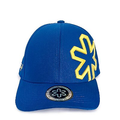 Boné Atlas - Azul Logo Amarelo - Tuff