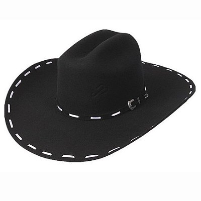 Chapeus Horse Trend Aba/11.0 Preto/branco