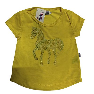 T-shirt Apache Amarela Infantil Mod. 003