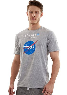 Camiseta Custom Mc Estampada 19922 - 0040 - Mescla - Txc