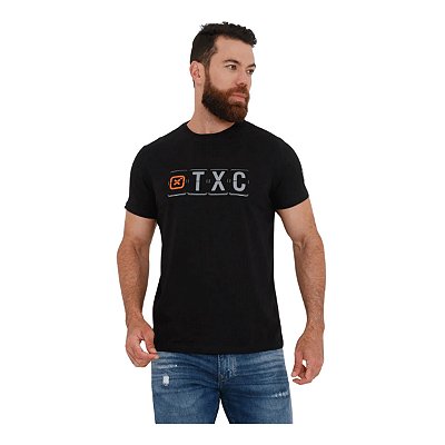 Camiseta Custom Mc Estampada 191095 - 0002 - Preto - Txc