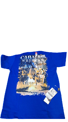 Camiseta Infantil Caballo Country Kids - Tam. 10