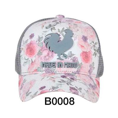 Boné Trucker Floral Roses B008 - Made In Mato