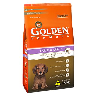 Golden Fórmula Cães Filhotes Mini Bits Carne e Arroz