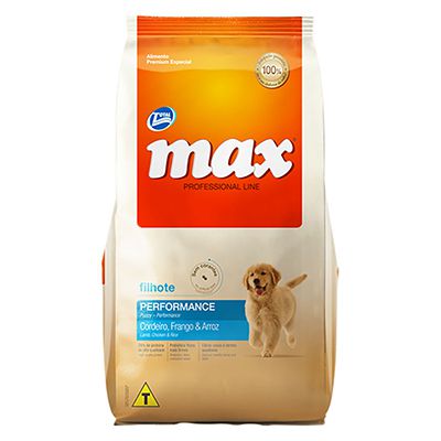 Max Cães Professional Line Filhotes Frango e Arroz