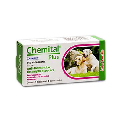 Chemital Plus Caixa C/ 4 Comprimidos