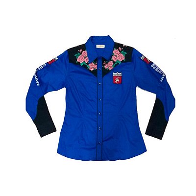 Camisete ML 7119 Arena Flowers Ref. 25003 - Azul