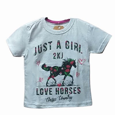 CAMISETA INFANTIL FEMININA 2K - CIF2K001