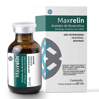 MAXRELIN 20ML Globalgen IATF inseminação vaca novilhas gado