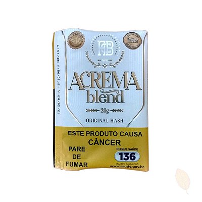 Tabaco Acrema Blend Original Hash - Hi Tobacco 20g
