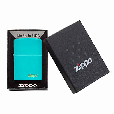 Isqueiro Zippo Azul Turquesa