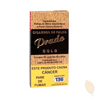 Cigarro de Palha Prado Gold