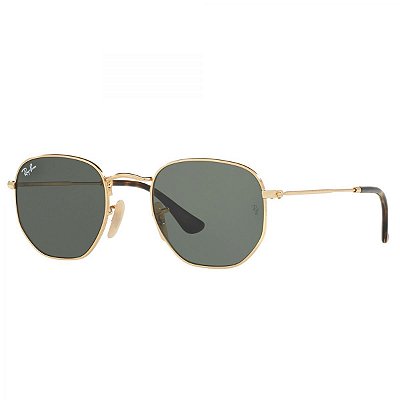 Óculos de Sol Ray-Ban Rb3548n 001 54 Flat Lenses Hexagonal