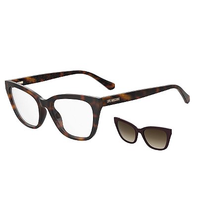 Óculos de Grau Love Moschino Mol071/Cs Mfx 99 53X18 140 Clip-On