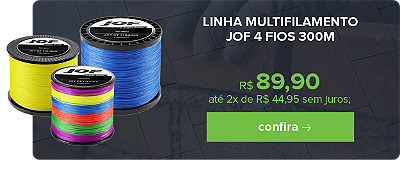 Linha Multifilamento JOF 4 Fios 300m