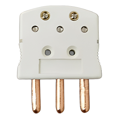 Conector Pt-100 - 3 Pinos Macho Grande