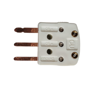 Mini Conector Pt100 Macho - 3 Pinos