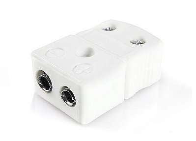 Conector Termopar Tipo K Femea Standard - Cerâmico