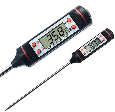 Termômetros Digital Espeto Alimento -50 a 300 °C com certificado de Calibração