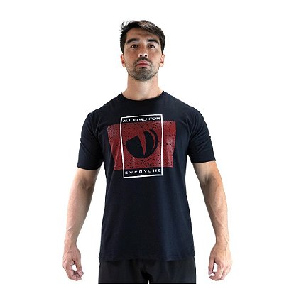 Camiseta Masculina Jiu Jitsu Algodão Preto Raptor | Square