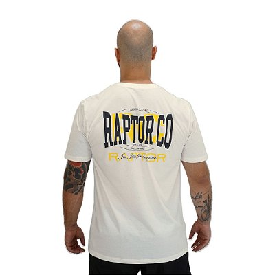 Camiseta Masculina Jiu Jitsu Algodão Off White Raptor | Prime