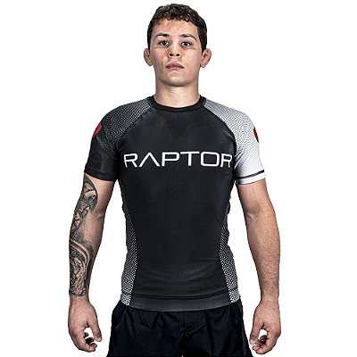 Camiseta MMA Dry Fit Preta Raptor, Champ - Raptor CO