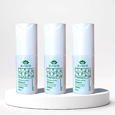 KIT DE DESODORANTES NATURAIS SPRAY (3 un)