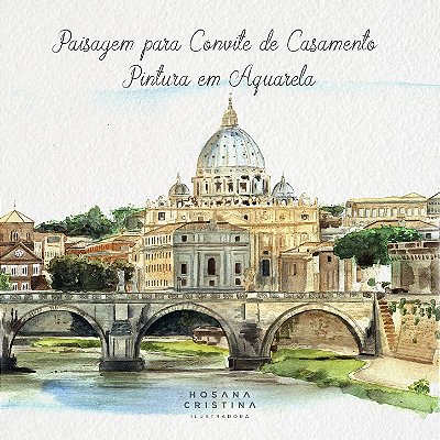 Aquarelas e Pinturas para Casamentos de Luxo